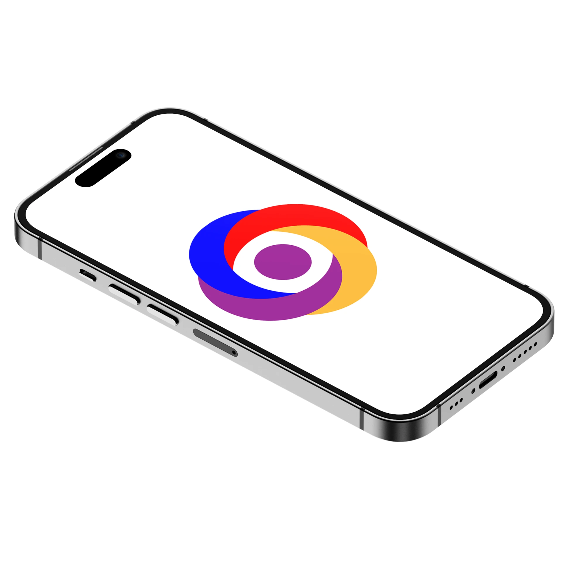 Logo OneSite aplicado en mockup de smartphone